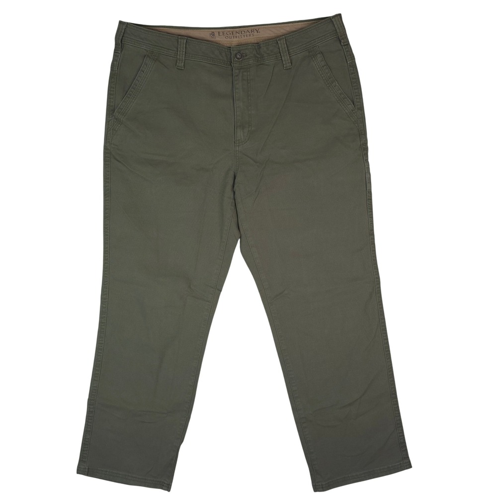 Legendary Outfitters Utility Pants Mens 38x30 Green Stretch Workwear Outdoor